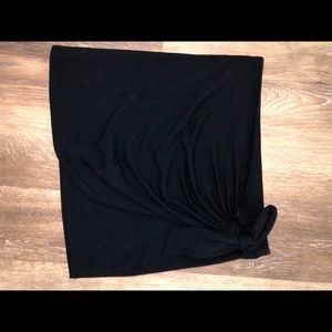 Classic mini black skirt